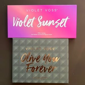 Violet Voss eyeshadow palette lot bundle nib olive forever and violet sunset 💕